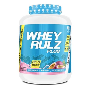 MUSCLE RULZ WHEY RLUS 5 LBS 66 SERVINGS MUSCLE RULZ WHEY RLUS 5 LBS 66 SERVINGS